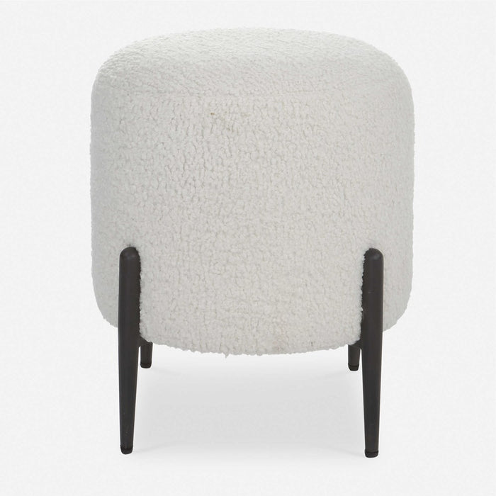 ARLES OTTOMAN, WHITE