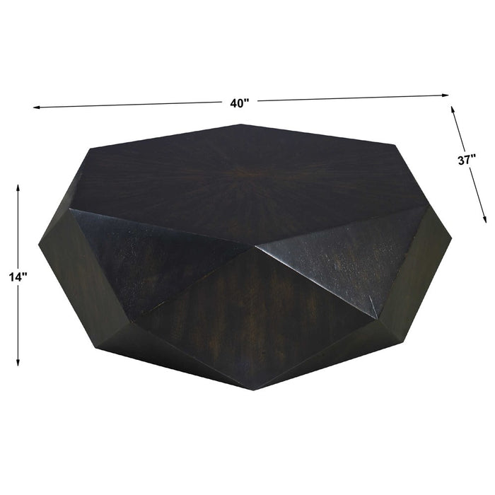 VOLKER SMALL COFFEE TABLE, BLACK