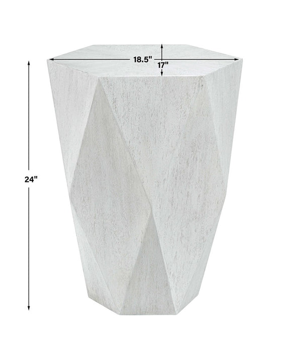 VOLKER SIDE TABLE, WHITE