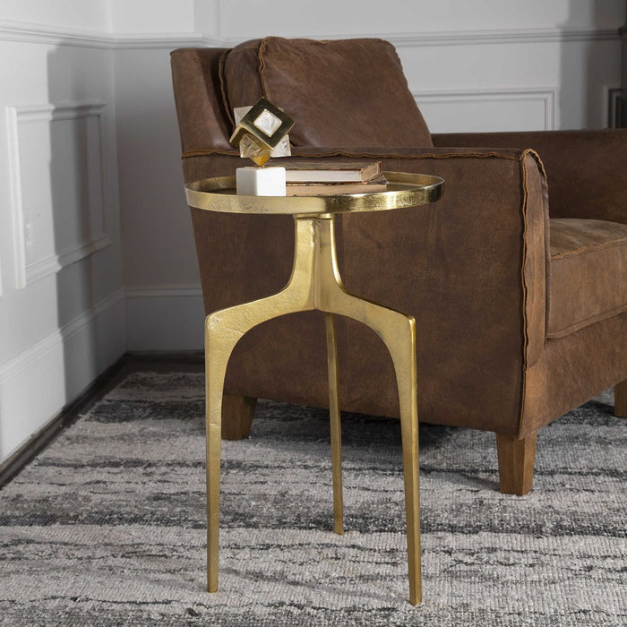 KENNA ACCENT TABLE, GOLD