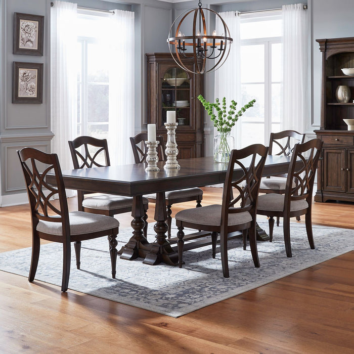 Arden Road - 7 Piece Trestle Table Set