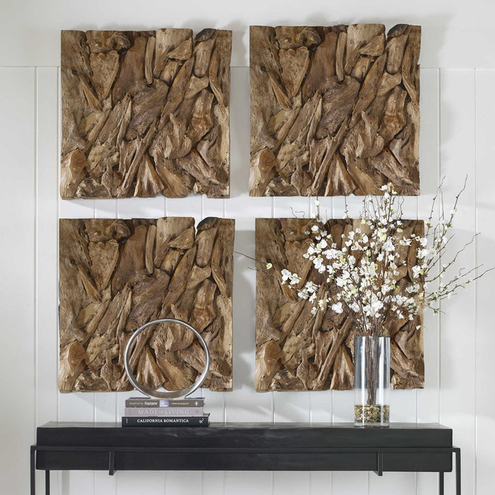 RIO WOOD WALL DECOR, NATURAL