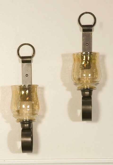 JOSELYN CANDLE SCONCES, S/2