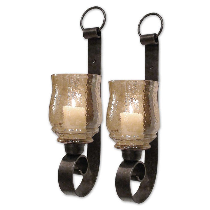 JOSELYN CANDLE SCONCES, S/2