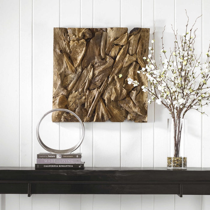 RIO WOOD WALL DECOR, NATURAL