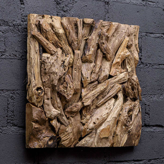 RIO WOOD WALL DECOR, NATURAL