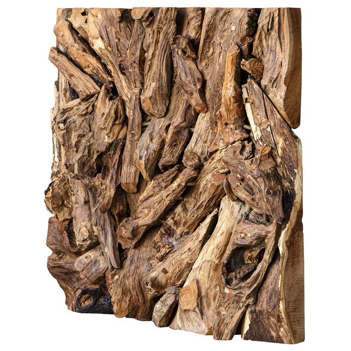 RIO WOOD WALL DECOR, NATURAL