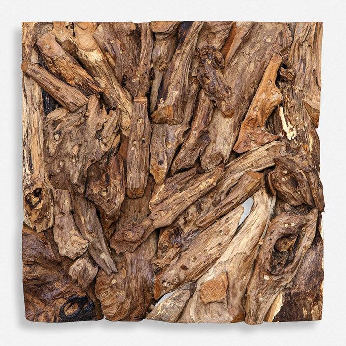 RIO WOOD WALL DECOR, NATURAL