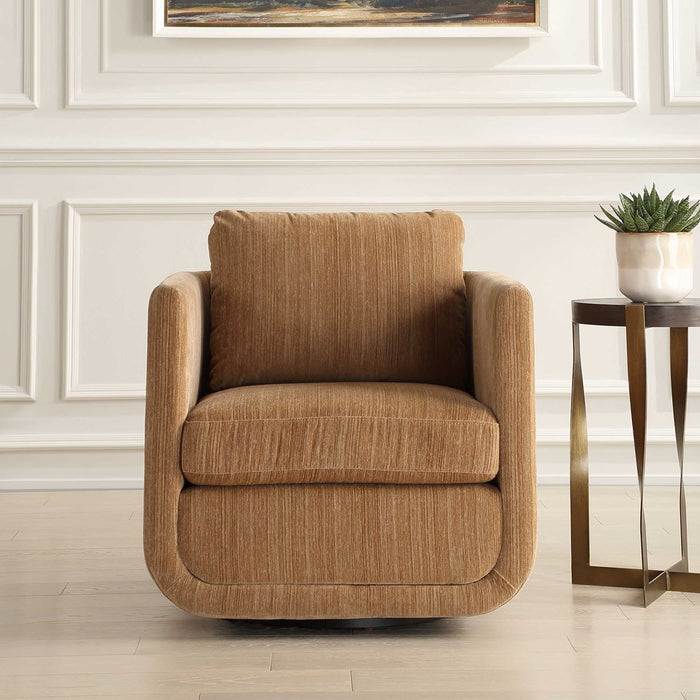 ABOUND SWIVEL CHAIR, GINGER