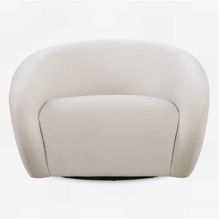 DESOTO SWIVEL CHAIR, CREAM