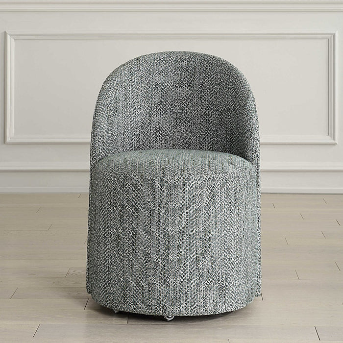 ROLL WITH IT DINING CHAIR, TEAL