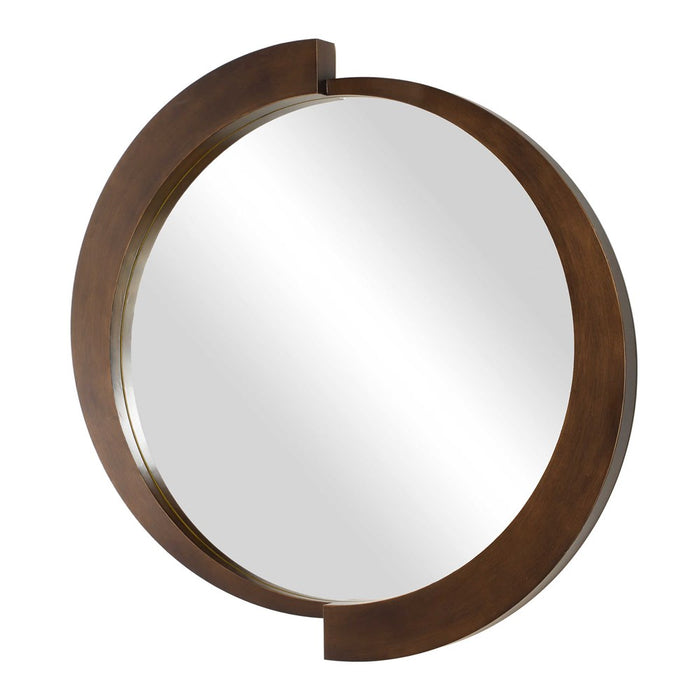 REVERSE ROUND MIRROR