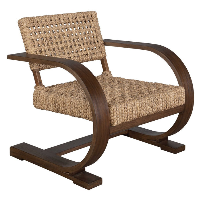 REHEMA ACCENT CHAIR, WALNUT