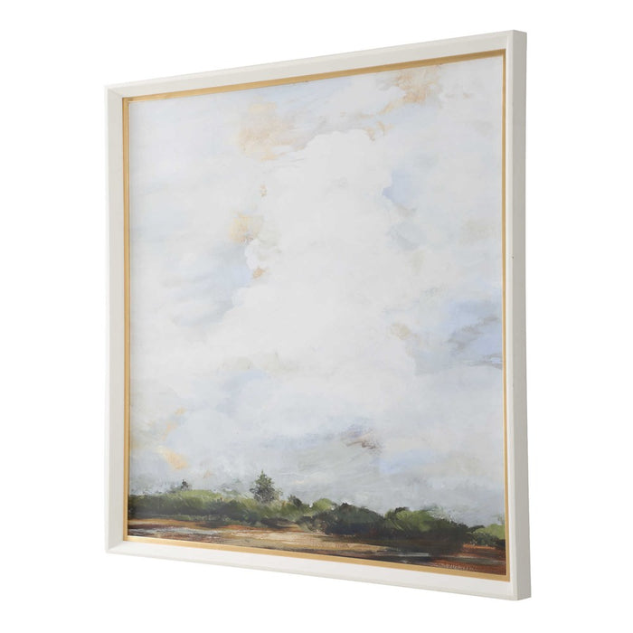 WHISPERING CLOUDSCAPES FRAMED PRINT