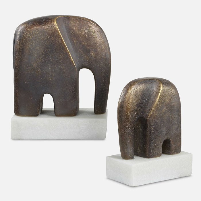 TIMELESS TUSK SCULPTURES, S/2