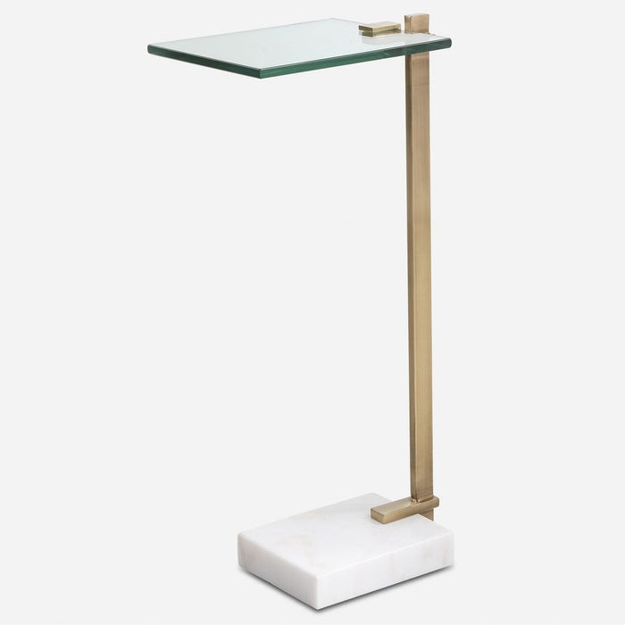 Butler Accent Table, White