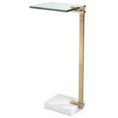 Butler Accent Table, White