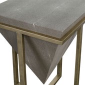 Bertrand Accent Table, Shagreen