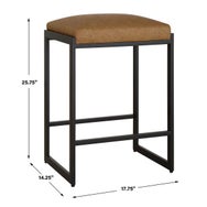 Atticus Counter Stool, Black