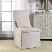 Coley Armless Chair, Linen