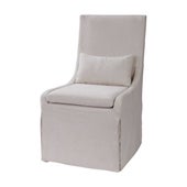 Coley Armless Chair, Linen