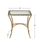 Alayna End Table, Gold