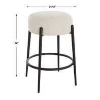 Arles Counter Stool, Black