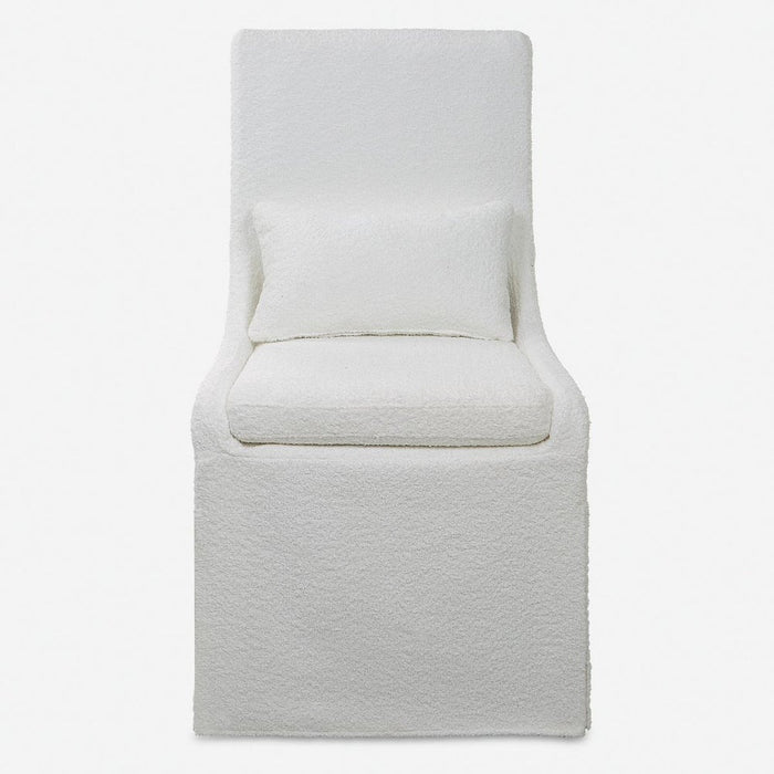 Coley Armless Chair, White