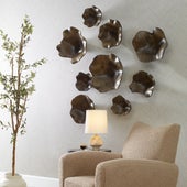 Teo Wood Wall Decor, Mocha, S/3