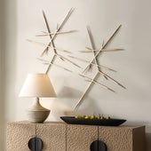 Fireworks Metal Wall Decor, S/2