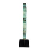 Bahati Wood Sculpture, Blue