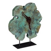 Bahati Wood Sculpture, Blue