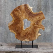 Bahati Wood Sculpture, Natural