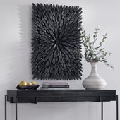 Bahama Wood Wall Decor, Black