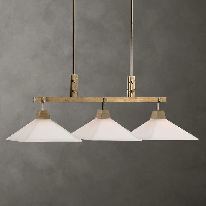 Brookdale, 3 Lt Linear Chandelier