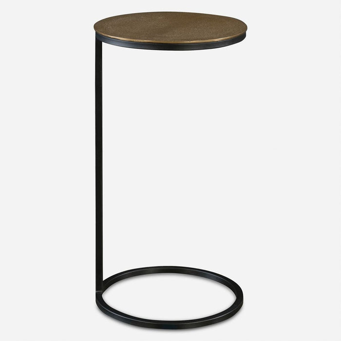 Brunei Accent Table, Gold