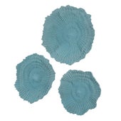 Ocean Gems Wall Decor, Blue, S/3