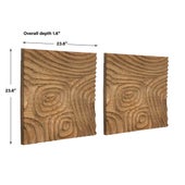 Channels Wood Wall Decor