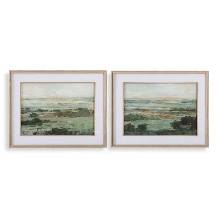 Warm Valley Framed Prints, S/2