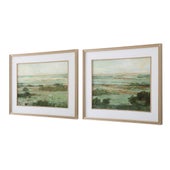 Warm Valley Framed Prints, S/2