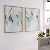 Seabreeze Framed Canvases, S/2