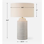 Crimp Table Lamp