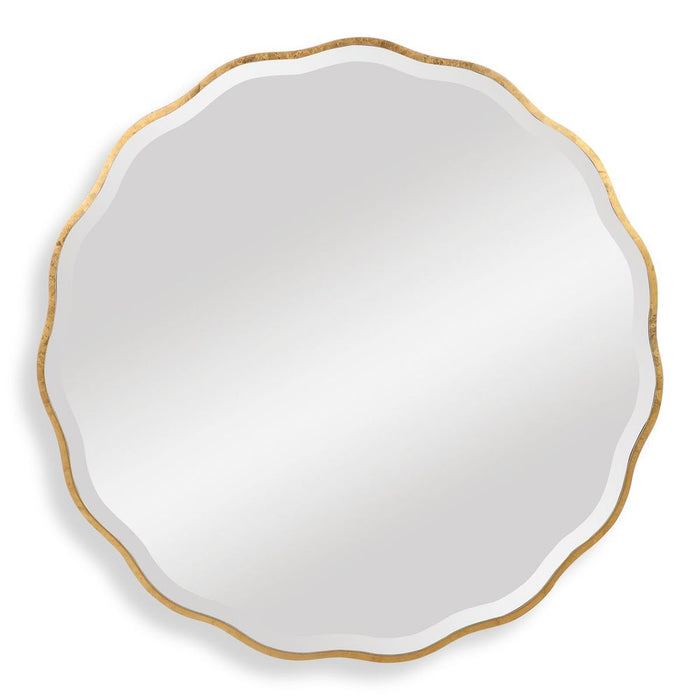 Aneta Round Mirror, Gold