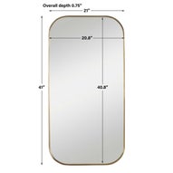 Taft Mirror, Brass