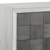 Checkerboard 4 Door Cabinet