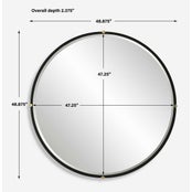 Bonded Round Mirror