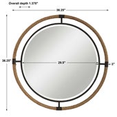 Melville Round Mirror