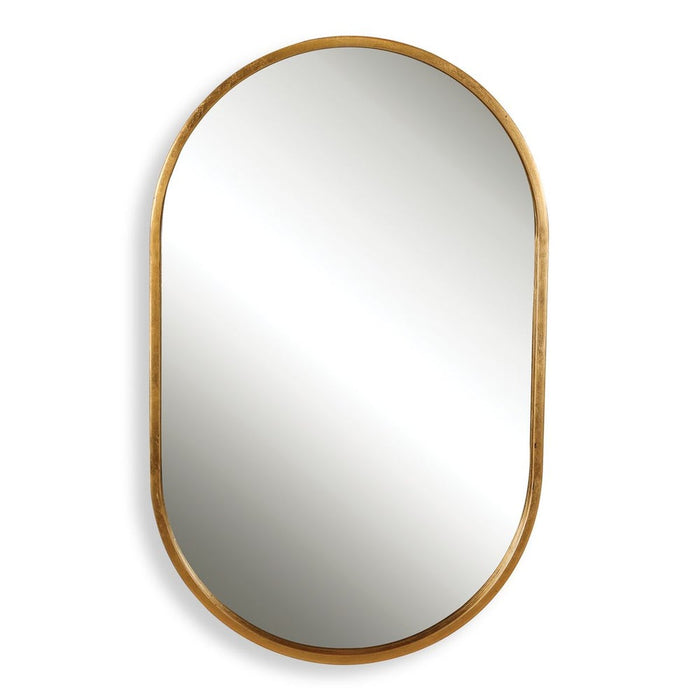 Varina Oval Mirror, Gold