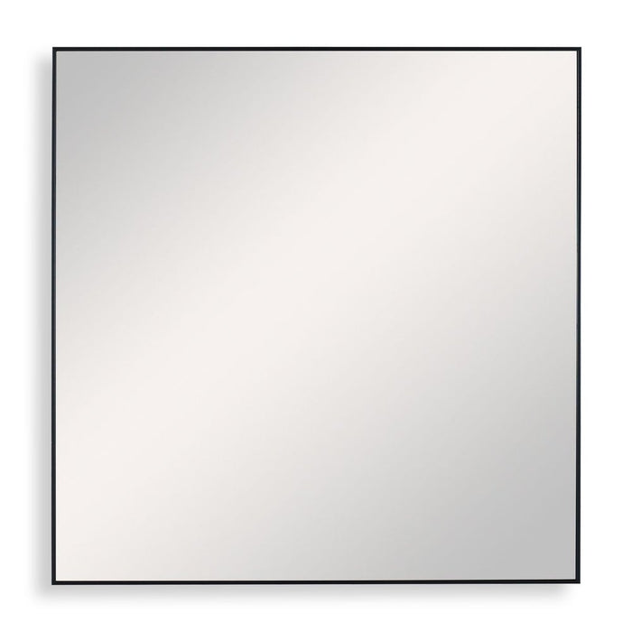 Alexo Square Mirror, Black