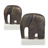 Timeless Tusk Sculptures, S/2